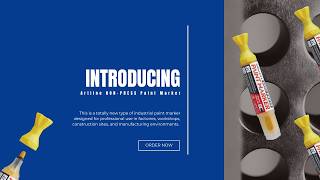 The NEXT STANDARD! Artline NON-PRESS Paint Marker – A Totally New Industrial Paint Marker