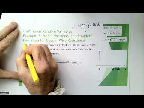 IEE 380 Ch 4 Continuous Mean Variance Std Dev