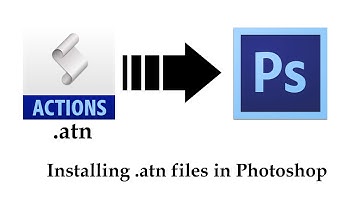 Installing .atn Files (Adobe Action File)