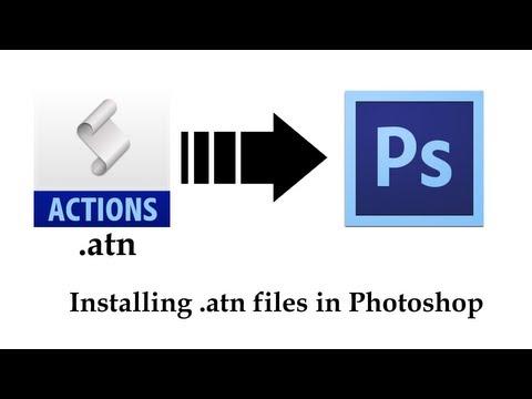 Installing .atn Files (Adobe Action File)