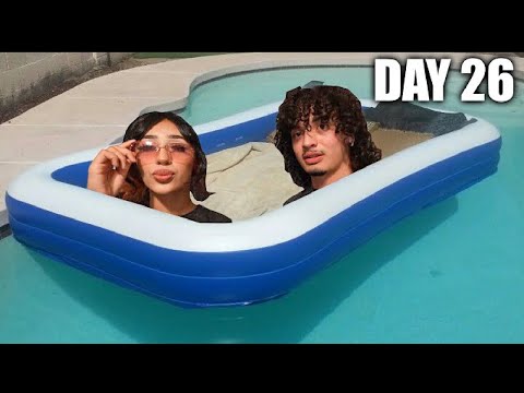 DATE ON A POOL IN THE POOL