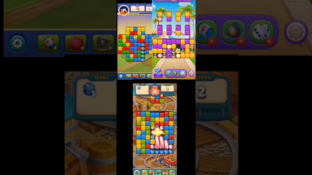 Toon Blast Level 242 Fail, Star Blast Level 171 Fail, and Toy Blast Level 88 Fail/Perfect (Gameplay)