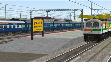 Odisha Sampark Kranti Express in MSTS Open Rails