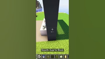 How to build a working mirror in Minecraft #shorts