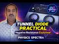 BSc Physics | Tunnel Diode Practical 🔥 Negative Resistance Explained with Graph! | Physics Spectra