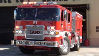 LAFD Engine 1 Responding