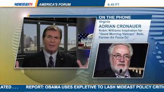 America's Forum | Adrian Cronauer to talk about Robin Williams’ life and legacy | Part 2