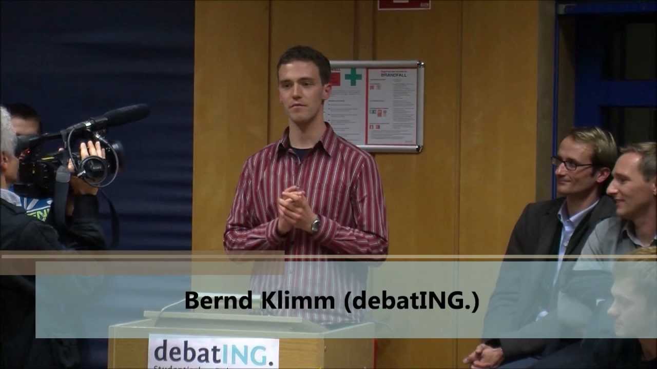 07 Showdebatte Debattierclub debatING. an der TU Kaiserslautern 2011