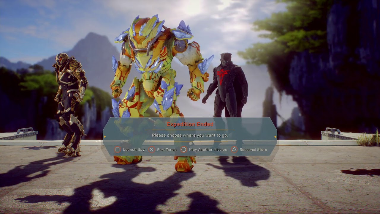 Anthem Cataclysm runs. Secret puzzles