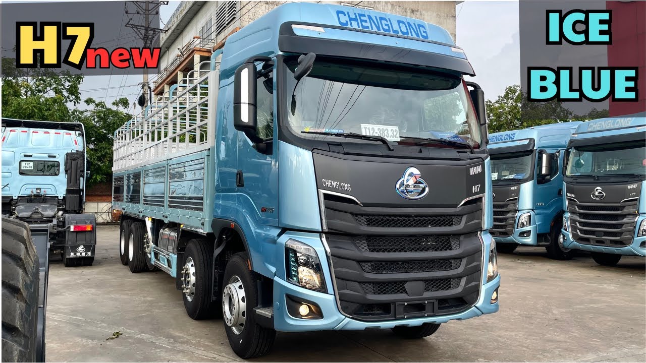Xe tải thùng 5 chân ChengLong H7 - Màu ICE BLUE - Hot nhất năm - 0936.475.666
