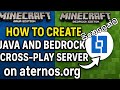 ජාවා බෙඩ්රොක් දෙකටම එක සේවර් එකක් How to Create Cross Play Server Sinhala Java and Bedrock Server