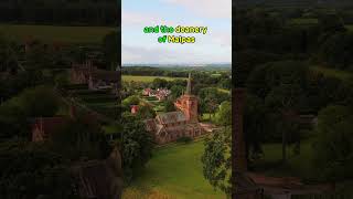 The church of St John The Baptist in the secluded village of Aldford, Cheshire, England