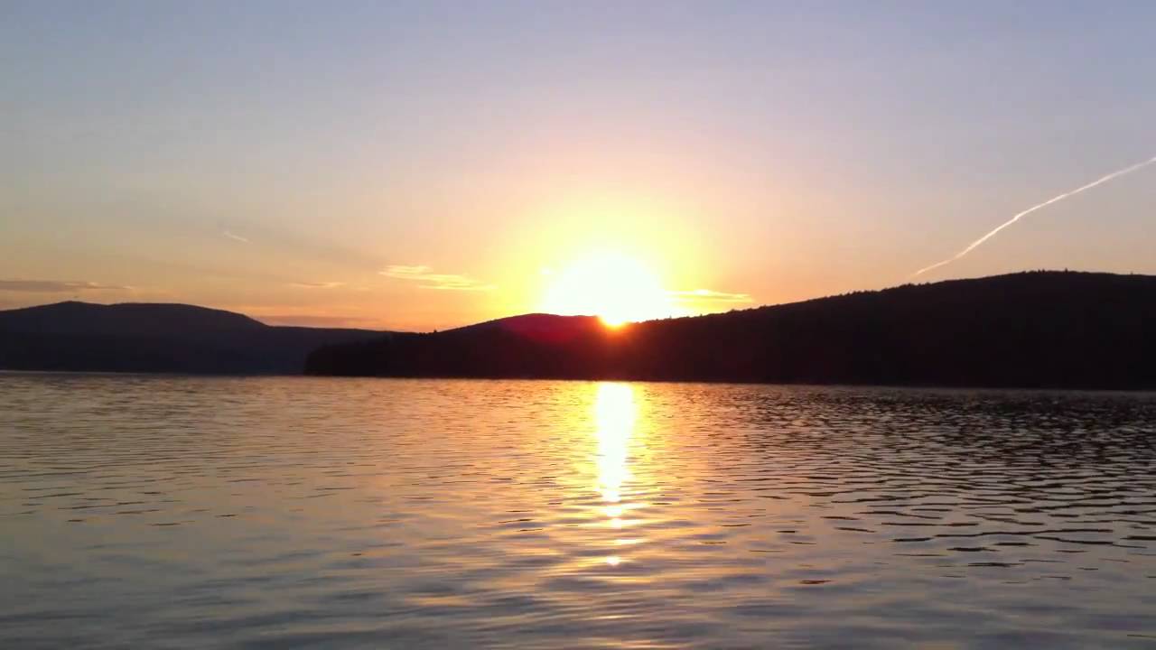 Sunrise on Merrymeeting Lake YouTube