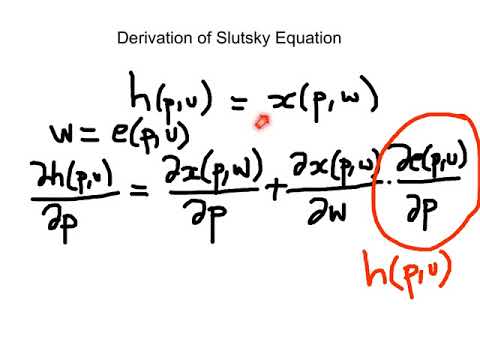slutsky equation