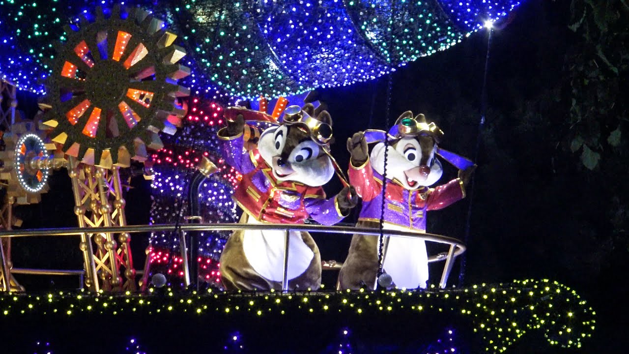 TDL チップとデール可愛い！リニューアル「エレクトリカル・パレード