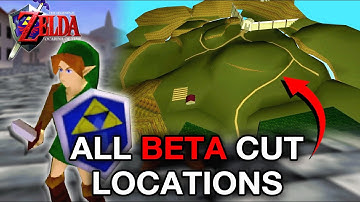 The Complete Cut and Altered Maps of Zelda Ocarina of Time | Cut Content