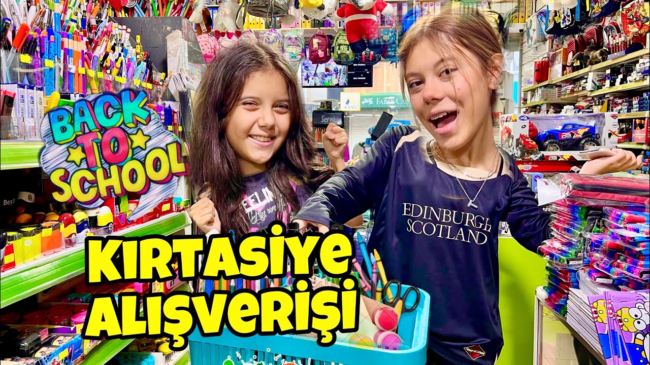OKULA DÖNÜŞ 2024 | Okul Kırtasiye Alışverişi | Back To School - Zeybek Ailesi