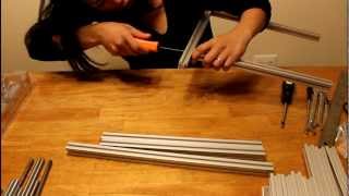 Part 1-6 3d printer assembly Mendelmax type build guide