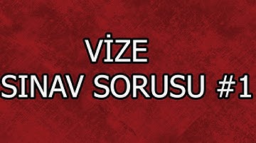 Algoritma Vize Sınav Sorusu//Akış Diyagramı