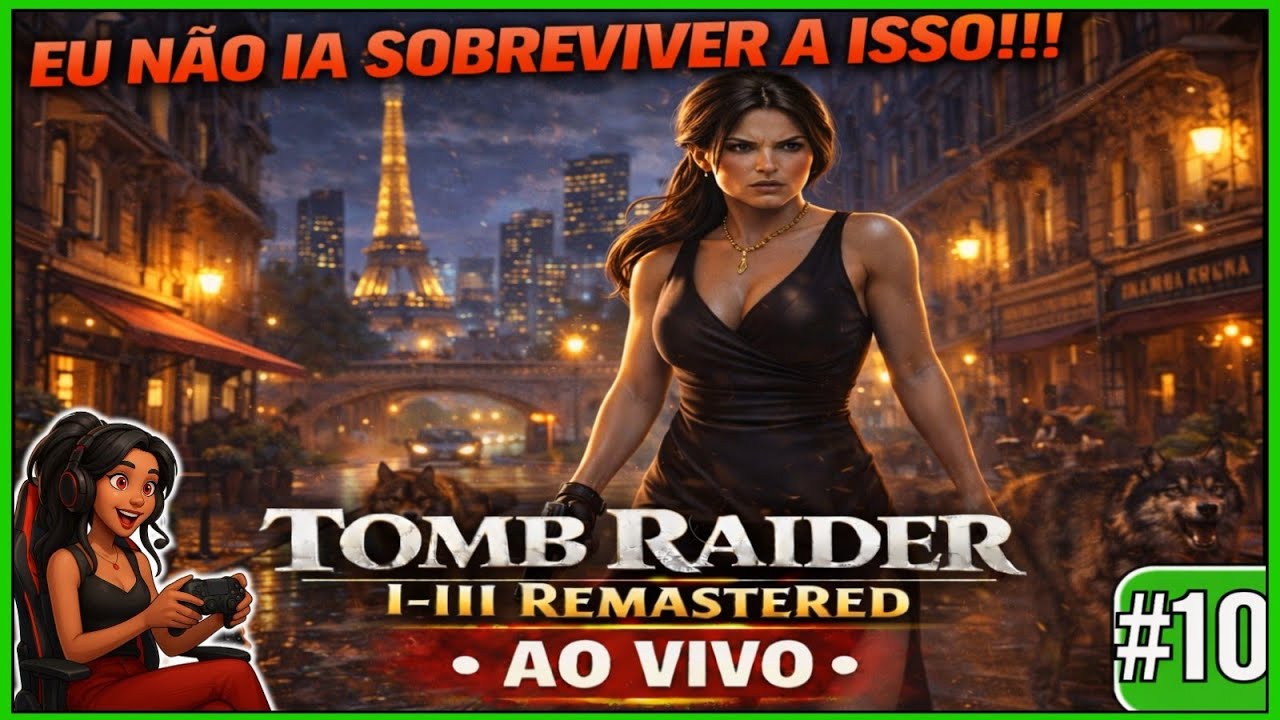O Retorno de Lara Croft! 🏛️ Tomb Raider I–III Remastered AO VIVO PARTE 11