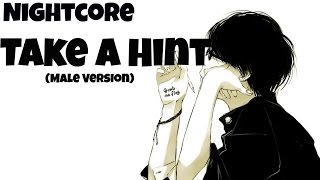 Nightcore- Take A Hint (male version)