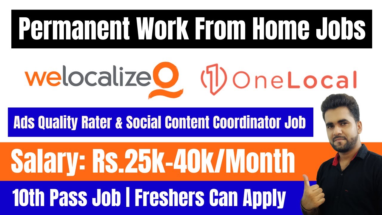 Welocalize Is Hiring Work From Home Job Latest Job Freshers Can