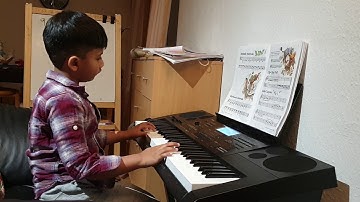 Harmonic Intervals P.No 14 (Bastien Piano Basics Technic Primer Levell by Vishwa