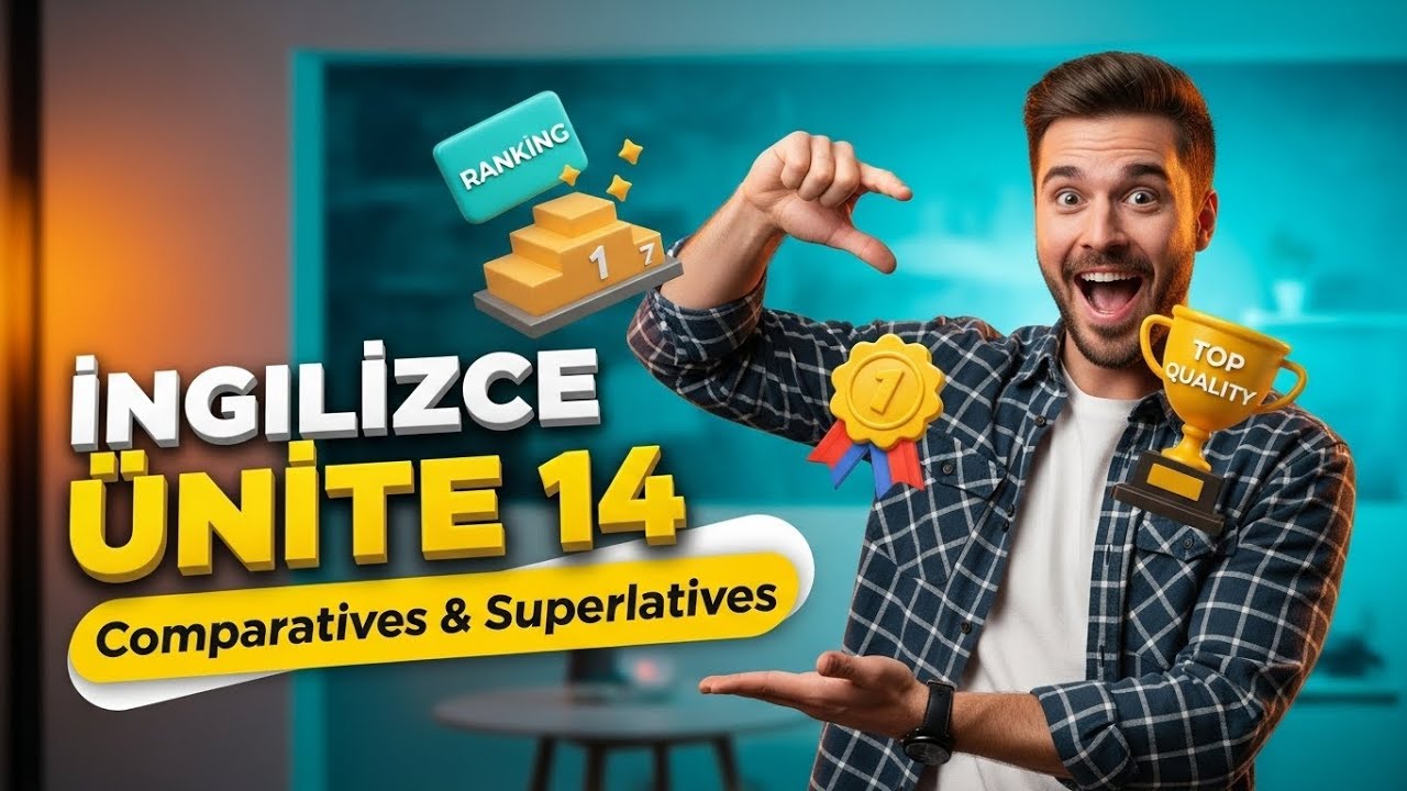 İngilizce 1 – Ünite 14 | Adjectives – Comparatives & Superlatives | Mini Kampüs