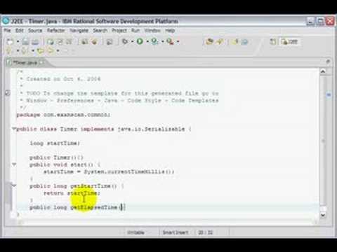 Creating JavaBeans or POJOs with IRAD for WebSphere