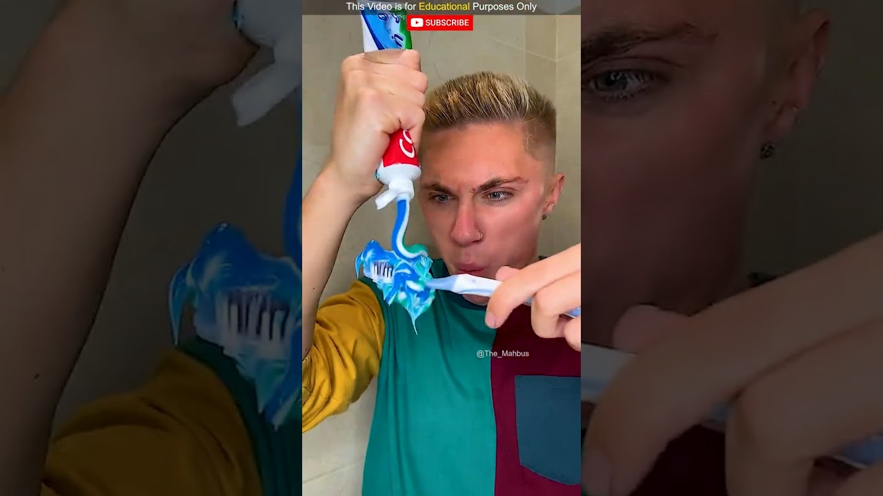 The Truth About Toothpaste Colors 😱 #bulun