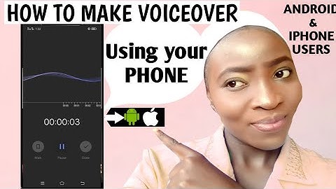 SOUND RECORDER: HOW TO DO VOICE OVER ON PHONE FOR YOUTUBE VIDEOS 2021 | Android  Voiceover made easy