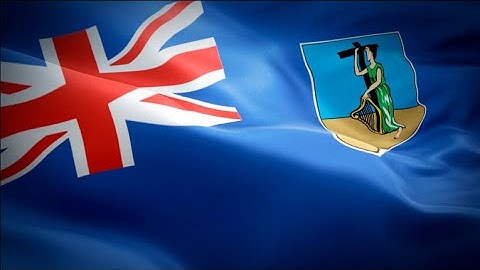 Montserrat waving flag. National 3d Plymouth flag waving. Sign of Montserratian‎. Montserrat flag