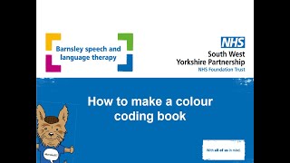 How to make a colour coding book