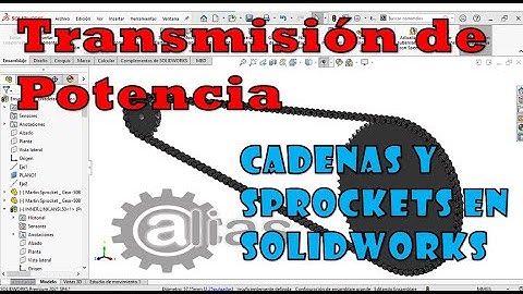 Transmisión de Potencia. Cadena y Sprocket