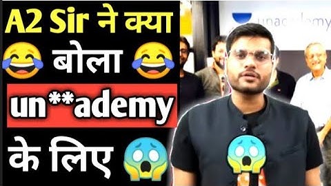 😂A2 सर ने किया Unacademy को Roast/#a2motivation/shorts/#unacademy #a2sir #shorts
