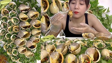 Ốc Tỏi Nướng Tiêu Xanh , Sò Dương Nướng Mỡ Hành Thơm Ngon | Dung Food