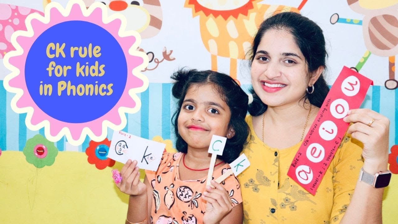 The CK sound Rule in Phonics | Words beginning & Ending with CK how to teach #phonics easily