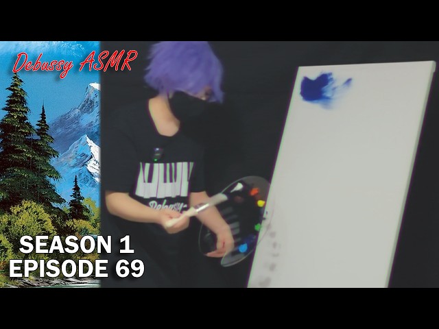 [ASMR] The Scuff of Painting with Debussy ASMR 🎨