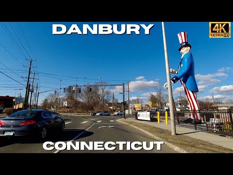 Driving Danbury Connecticut 4K