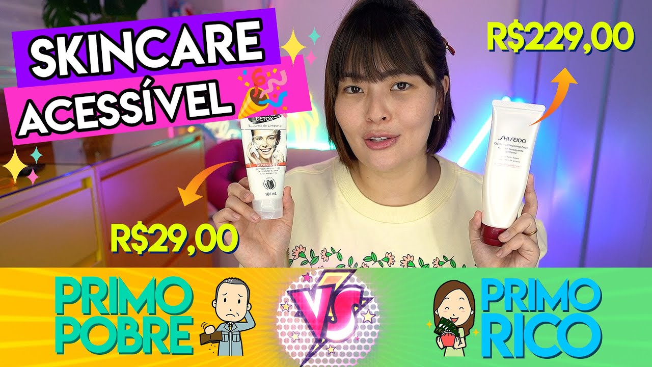 APRENDA OPÇÕES BARATAS DOS MEUS SKINCARES CAROS FAVORITOS🤣🎉 