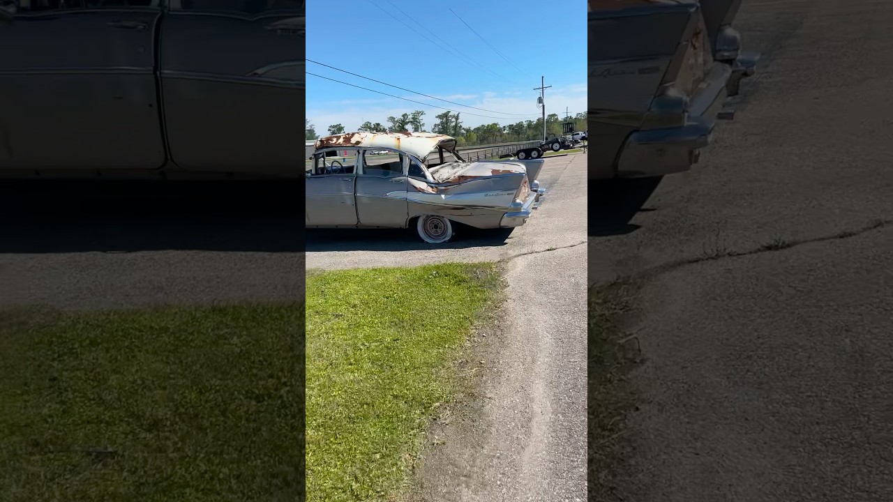 Is this Chevy Belair worth fixing? #automobile #diygarage #diy #chevrolet #classic #shorts