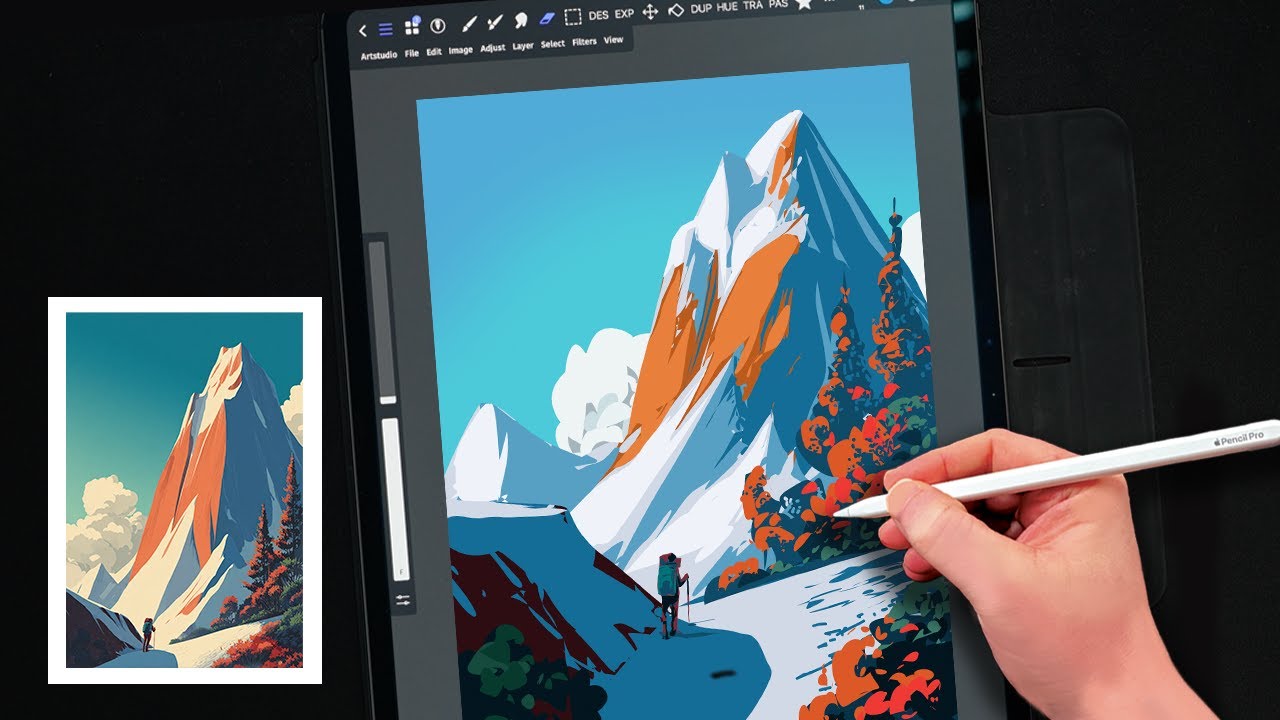 Пейзажная живопись в реальном времени: объяснение метода «заполнения ведра»