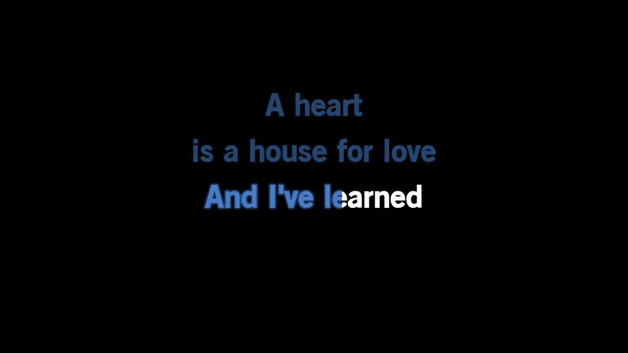 A Heart's A House For Love Five Heartbeats Lyrics The Five Heartbeats - A Heart Is a House for Love [Karaoke] - YouTube