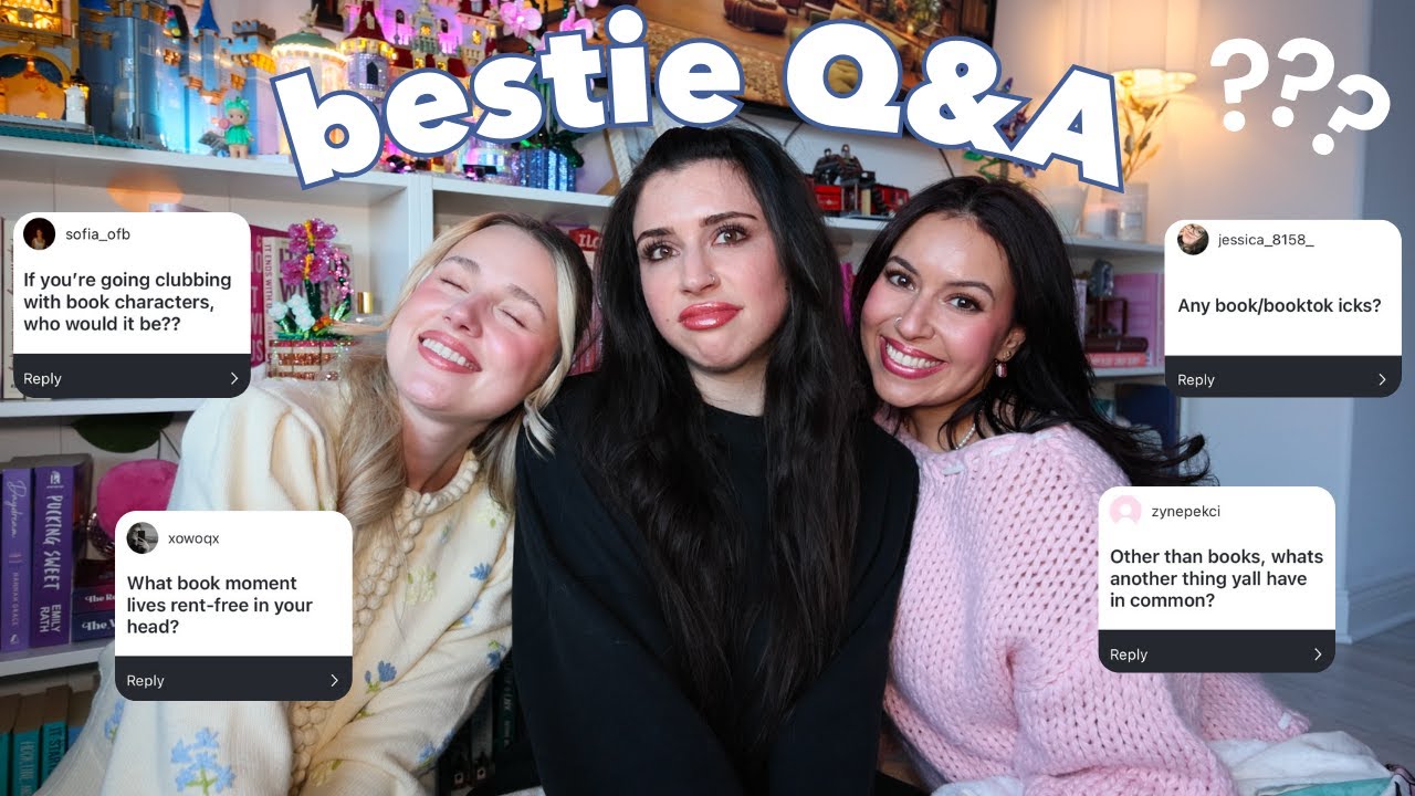 answering your bookish and personal questions | bestie Q&A 📖🖤
