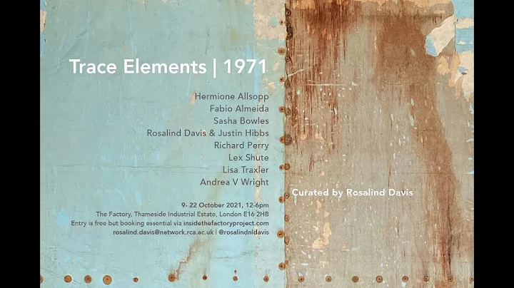 Trace Elements | 1971 Curator & Artists in Convers...