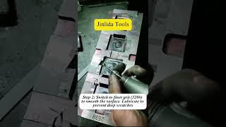 [Jinlida Tools] Insane Mirror Polish on Metal Mold! ✨ Machining Tutorial &amp; ASMR