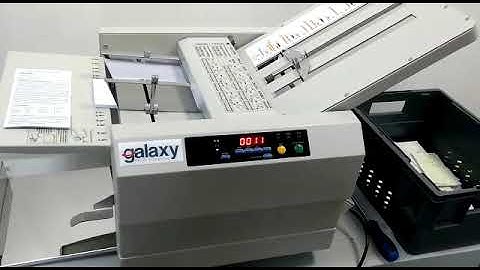 Fm500 Paper folding machine - Folding Small instructions