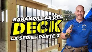 Construye CUALQUIER DECK de principio a fin | Parte 3 | Sujetadores y Barandillas