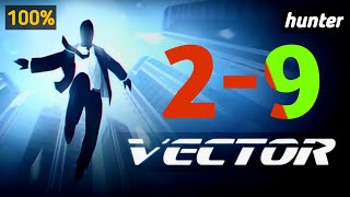 node - 9 | Construction yard | vector hunter mode gameplay | epic parkour #nekki #matrix #parkour
