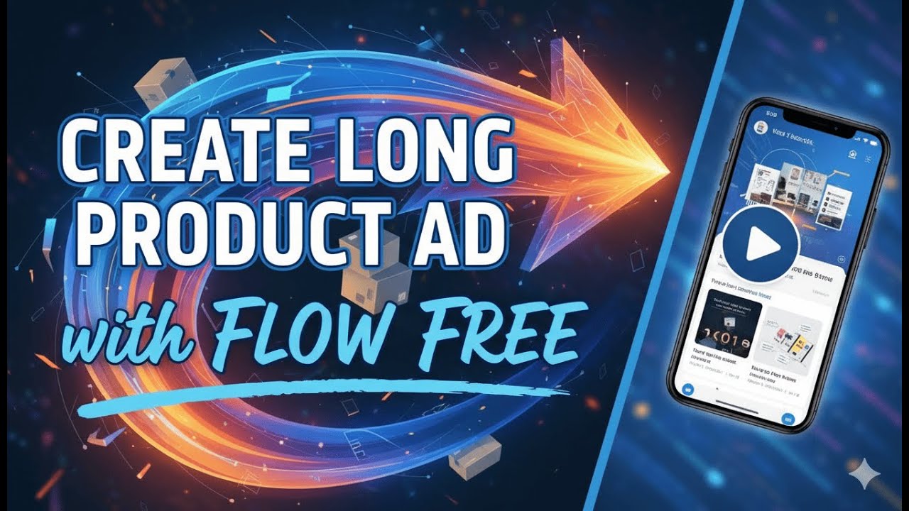 Create Long Video Ad with Google Flow | Google Veo 3 Free
